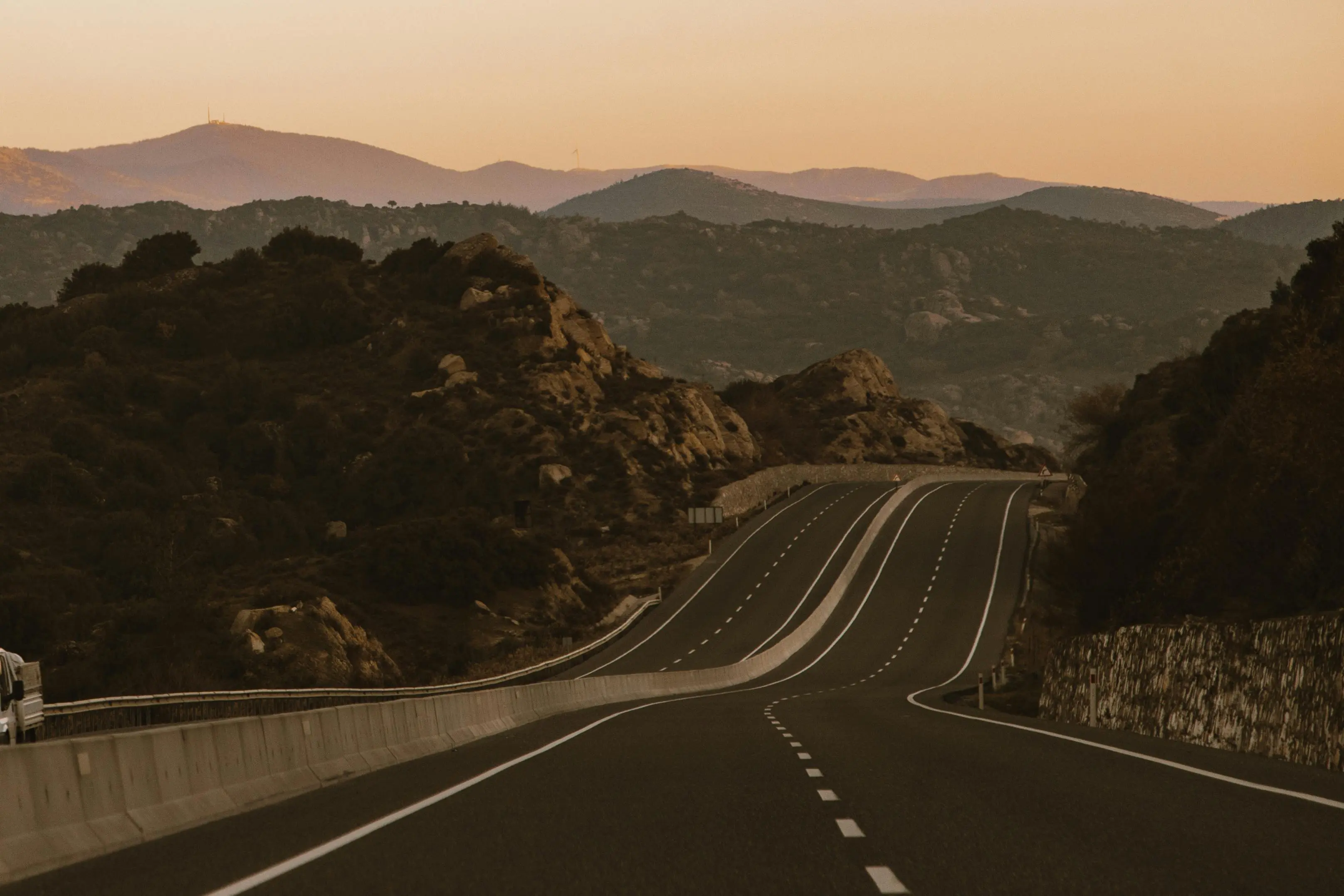 Mountain highway stabilization project
